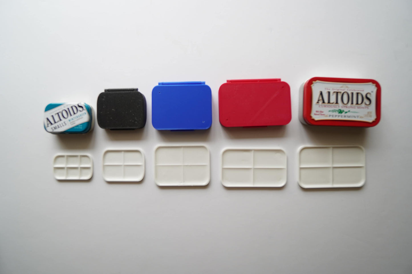 Hinged Altoids Mixing Tray